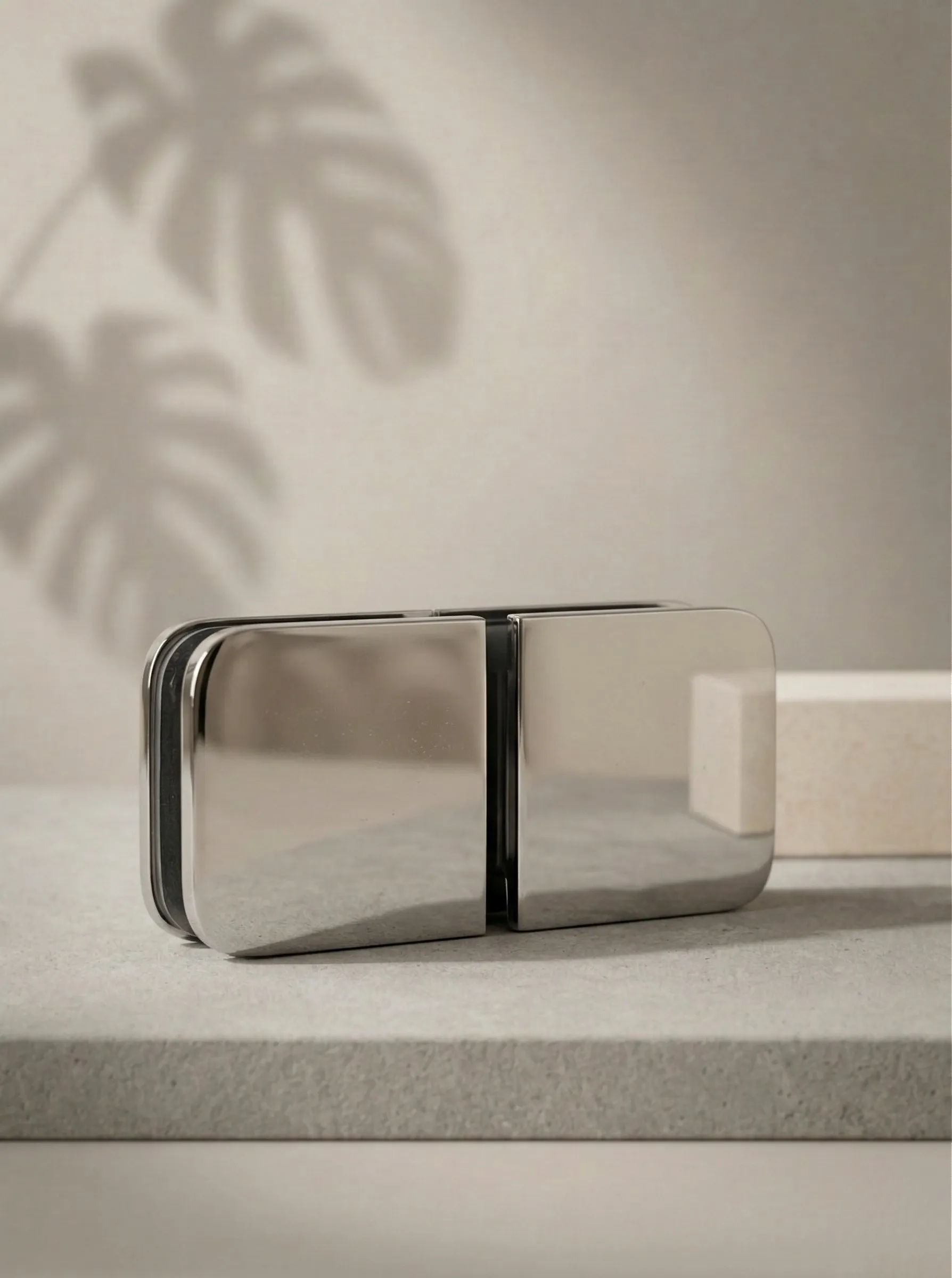GLAXOR 180-Degree Glass-to-Glass Clamp