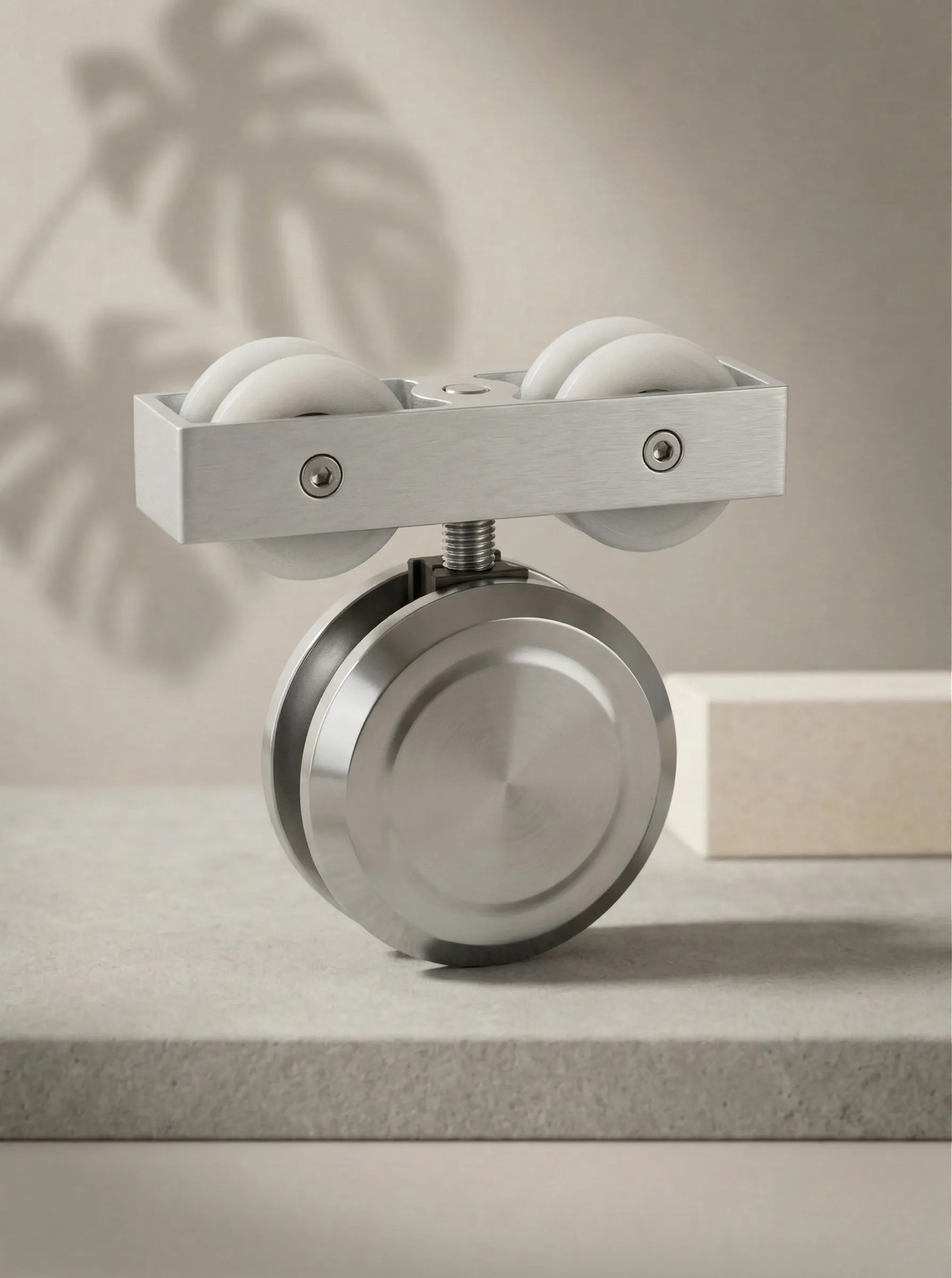 GLAXOR Heavy-Duty 4-Wheel Sliding Glass Door Roller System