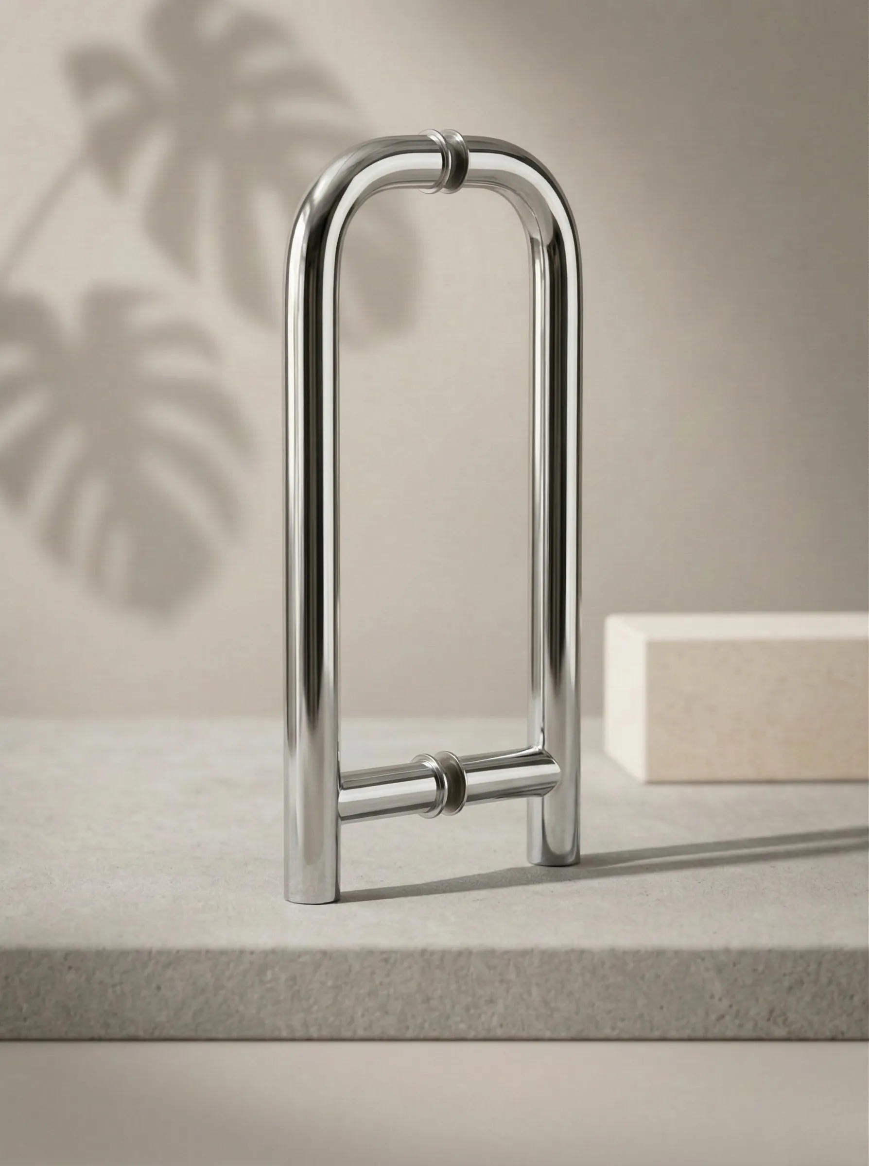 GLAXOR A-Shape Round Glass Door Pull Handle