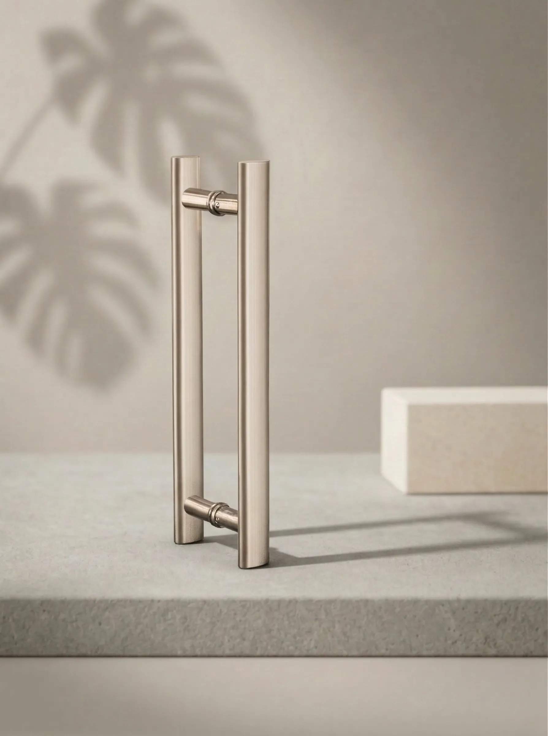 Glaxor Premium H-Shape Ovel Glass Door Pull Handle