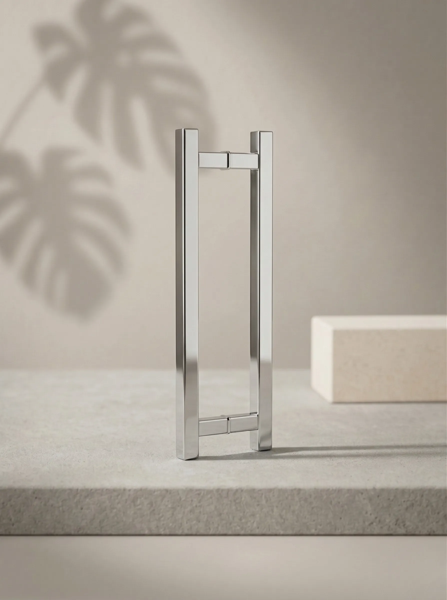 Glaxor H-Shape Square Glass Door Pull Handle