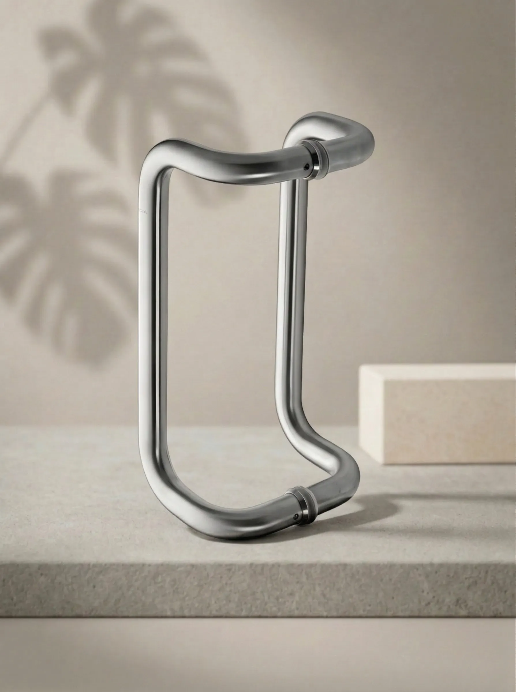 Best Glaxor Q-Shape Round Glass Door Pull Handle